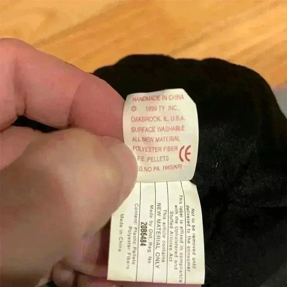 TY Beanie Baby The End Bear 1999 Y2K Millennium Retired Collectible - Picture 7 of 8